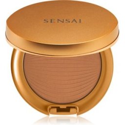 Sensai Silky Bronze Natural Veil Compact fond de teint compact poudré pour une peau lumineuse et lisse teinte SC04 Dark 8,5 g