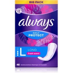 Always Daily Protect Long Fresh Scent protège-slips avec parfum 48 pcs