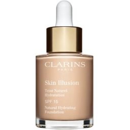 Clarins Skin Illusion Natural Hydrating Foundation fond de teint hydratant éclat SPF 15 teinte 102.5C Porcelain 30 ml