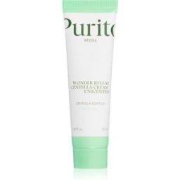 Purito Wonder Releaf Centella Cream Unscented crème régénérante pour apaiser la peau 50 ml