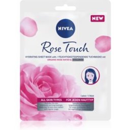 NIVEA Rose Touch masque hydratant en tissu 1 pcs