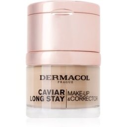 Dermacol Caviar Long Stay fond de teint longue tenue et correcteur perfecteur aux extraits de caviar teinte Nude 30 ml