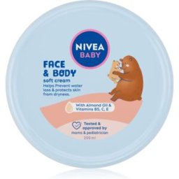 NIVEA BABY Soft crème hydratante visage et corps 200 ml