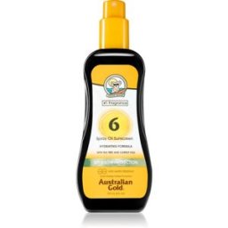 Australian Gold Spray Oil Sunscreen huile pour le corps en spray anti-soleil SPF 6 237 ml