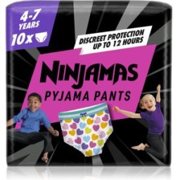 Pampers Ninjamas Pyjama Pants couches-culottes pour pyjama 17-30 kg Hearts 10 pcs