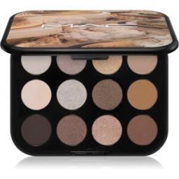 MAC Cosmetics Connect In Colour Eye Shadow Palette 12 shades palette de fards à paupières teinte Unfiltered Nudes 12,2 g