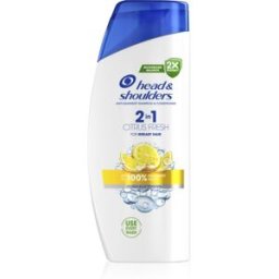 Head & Shoulders Citrus Fresh 2v1 shampoing antipelliculaire pour cheveux gras 625 ml