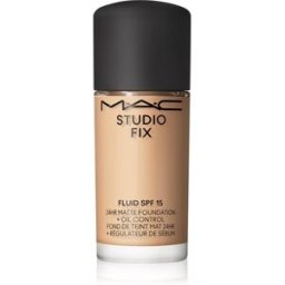 MAC Cosmetics Mini Studio Fix Fluid SPF 15 24HR Matte Foundation + Oil Control fond de teint matifiant SPF 15 teinte NW20 15 ml