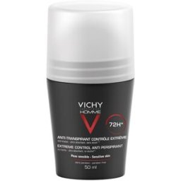 Vichy Homme Deodorant anti-transpirant roll-on anti-transpiration excessive 72h 50 ml