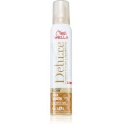 Wella Deluxe Silky Smooth mousse fixante effet nourrissant 200 ml