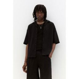 Pull&Bear Chemisette Rustique Noir L male