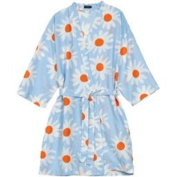 Marimekko Peignoir Rakastaa ei rakasta Orange-Off-white-light blue