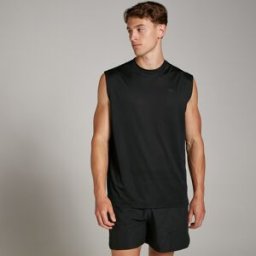 Débardeur d’entraînement oversize en maille filet MP Tempo pour hommes – Noir - S