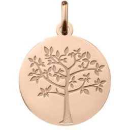Mon Premier Bijou Médaille Arbre de vie printanier - Or rose 18ct
