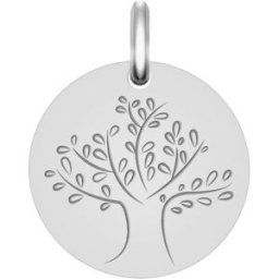 Mon Premier Bijou Médaille Arbre de vie magnifique - Argent massif