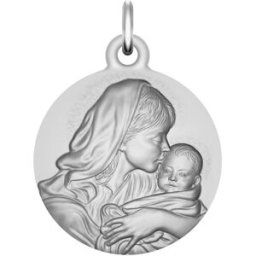 Maison de la Médaille Médaille Notre-Dame des petits enfants - Argent massif