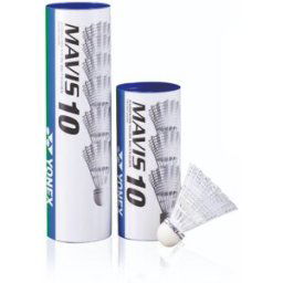 Yonex Mavis 10 Shuttles (Tube Of 6) Blanc Adultes Unisex