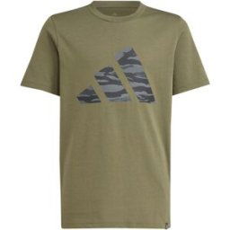 Adidas Logo T Shirt Junior Khaki BOS 13 ans Unisex