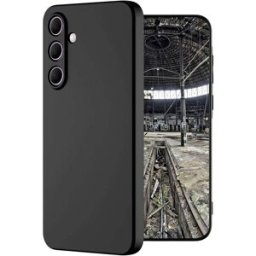 JT Berlin BackCase Pankow Soft Coque arrière Samsung Galaxy A55 5G noir résistant aux chocs 11053