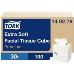 Boîte cube de mouchoirs extra doux Premium TORK 140278 2 épaisseurs Nombre: 3000 pc(s) 1 set