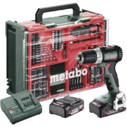 Perceuse-visseuse sans fil Metabo BS 18 L BL Set 613155710 18 V 2 Ah Li-Ion + 2 batteries, brushless, + mallette, + chargeur, + accessoires