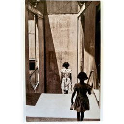 ART Passage de Bavestrello, "Image troubadour", Photographie par Sergio Larraín noir 20x0x30