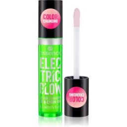essence Electric Glow huile lèvres et joues 4.4 ml