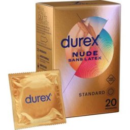 Durex Nude Sans Latex Standard 20 Préservatifs