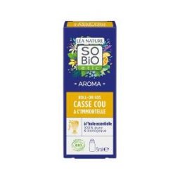 Léa Nature SO BIO étic Aroma SOS Casse Cou à l'Immortelle Roll-On Biologique 5 ML - Flacon-Bille 5 ml