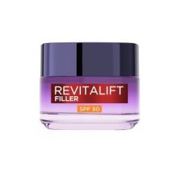 L'Oréal Paris Revitalift Filler Soin Repulpant Intense Anti-Âge SPF50 Peaux Matures 50 ml - Pot 50 ml