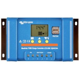 Victron Energy Blue-Solar PWM-LCD&USB; Régulateur de charge solaire PWM 12 V, 24 V 20 A