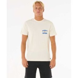 Rip Curl Utopia Custom Desto Tee Bone Biarritz L male