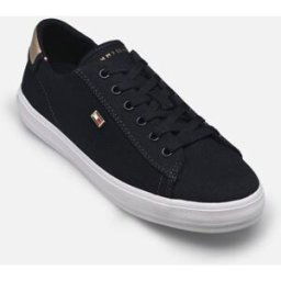 VULC CANVAS LACE UP par Tommy Hilfiger Bleu 37 Femme