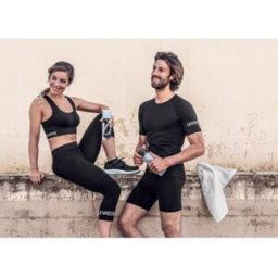 uvex T-shirt à manches courtes pour hommes, M/L, noir