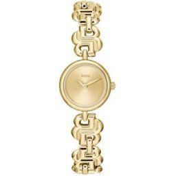 Montre Femme Boss Double B Dressy - 1502794 Bracelet Acier Doré female