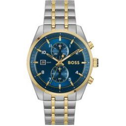 Montre Homme Boss Skytraveller - 1514247 Bracelet Acier Argent male