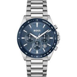 Montre Homme Boss Strike Chrono - 1514240 Bracelet Acier Argent male