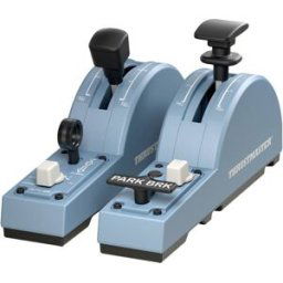 Thrustmaster TCA Quadrant Add-On Airbus Edition Volets datterrissage et de freinage pour simulateur de vol PC bleu