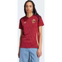 adidas Performance - Belgique - Maillot 2024 domicile - Bordeaux coll Ã©quipe 2-Rouge Rouge XS female