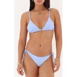 Ensemble de bikini bleu clairà rayures My Jewellery Bleu clair femme