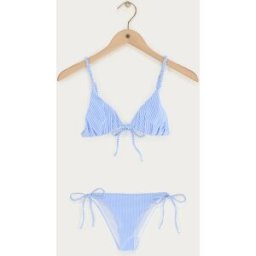 Ensemble de bikini bleu clairà rayures My Jewellery Bleu clair L femme