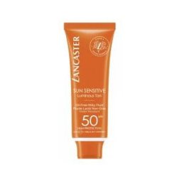 Lancaster Sun Sensitive Luminous Tan Fluide Visage Spf50 50 ml - Tube 50 ml