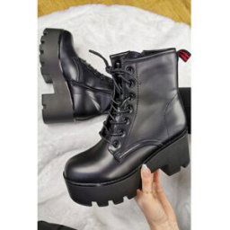 Bottes Jeunes Et Jolies Rangers Cristina Noir