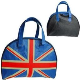 Sac Bandouliere Tropico Grand sac bowling drapeau Anglais Bleu