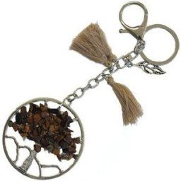 Porte clé Sud Trading Porte clefs ou Bijou de sac Arbre de vie - Beige Beige