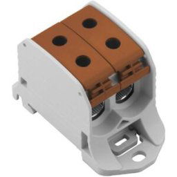 Weidmüller 2502610000 Borne de passage 35.60 mm raccord à vis gris, marron 1 pc(s)