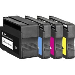 Basetech Encre remplace HP 932XL, 933XL, CN053AE, CN054AE, CN055AE, CN056AE compatible pack bundle noir, cyan, magenta, jaune BTH174 1725,4005-126
