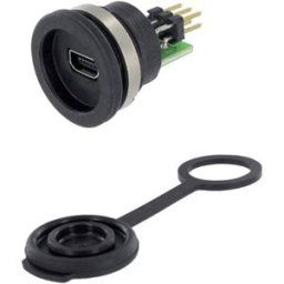 USB 2.0 femelle Mini-B embase femelle de chassis encitech 1310-1010-01 M16 1 pc(s)