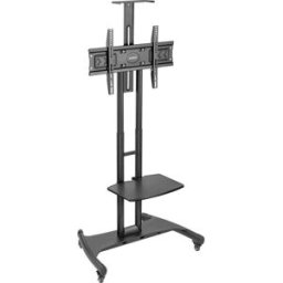 SpeaKa Professional SP-TVC-710 Chariot TV 81,3 cm (32) - 190,5 cm (75) support sur pied , réglable en hauteur, mobile, tablette pour PC
