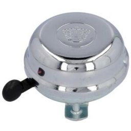 FISCHER Sonnette pour guidon de vélo Chrome, argent